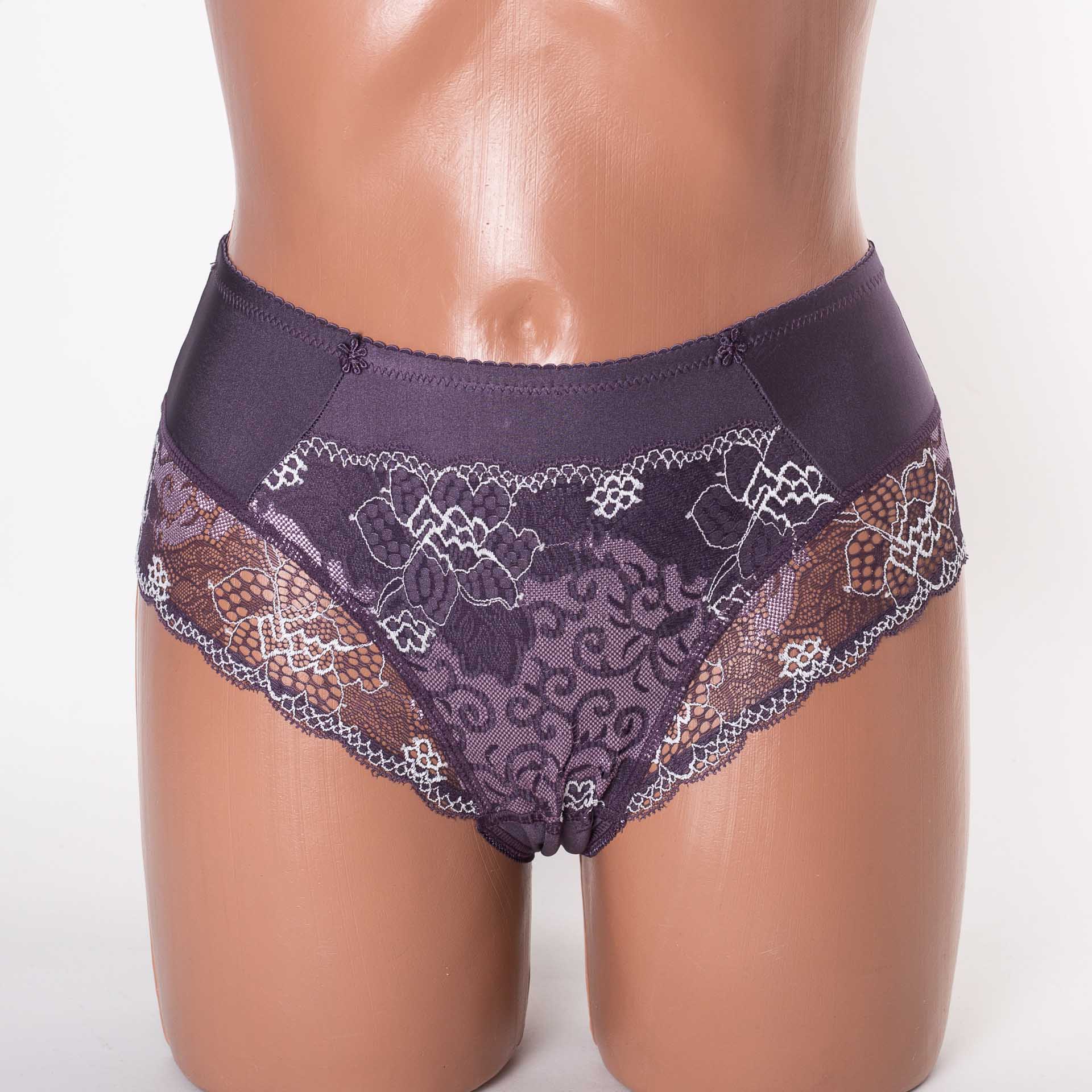  Жіночі труси Lanny mode мікрофібра з мереживом 51022 фіолетові 3948-3